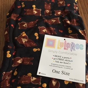 One Size teddy bear leggings